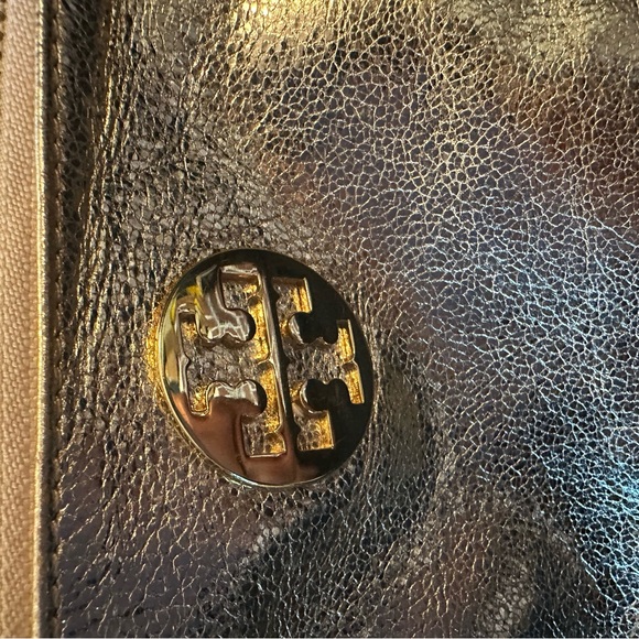 Tory Burch Metallic Gold Wristlet - Picture 8 of 12